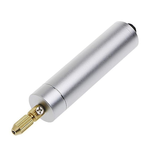 Mini Elektrisk Håndholdt Boremaskine 0,7-1,2 mm Aluminium Bærbar med 6 Bor