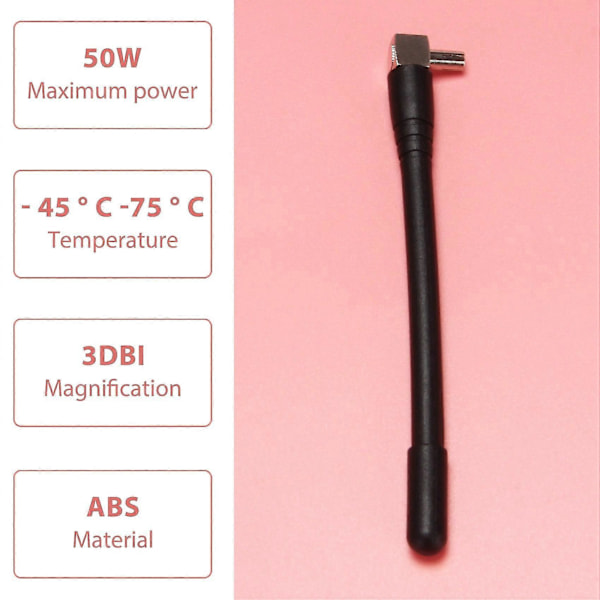 2 stk. Mini TS9 Antenne for (MF61) 4G LTE Modem MiFi Mobil Wifi Hotspot Ruter