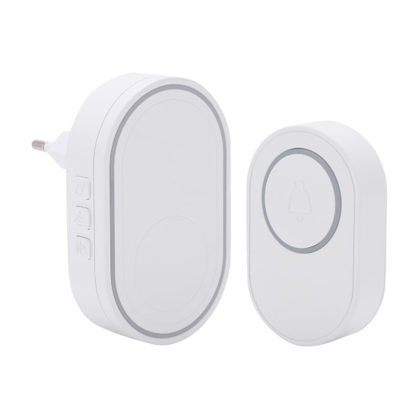 Smart Wireless Doorbell AntiDimantle 433MHz 220V EU-pistoke huviloihin varastoihin kouluihin tehtaisiin