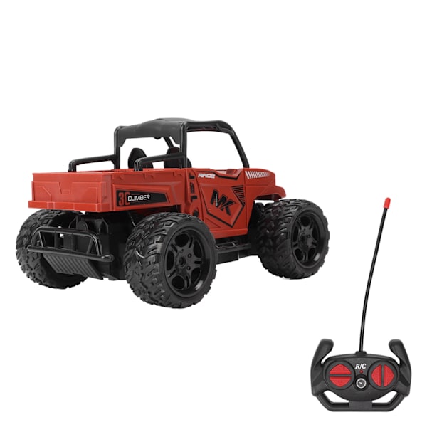 1/16 Fjärrstyrd bil 2.4GHZ Simulerade ljudeffekter 1/16 RC bil med ljus för över 3 år gammal orange röd