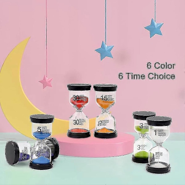 Timglas, Timglas Färgade Minuter Timglas