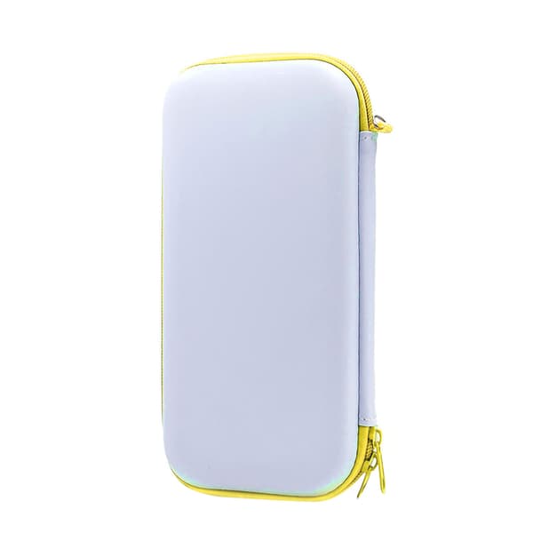 Spelkonsol Bärväska Stötdämpande Reptåligt Foder Hårt Skal Förvaringsväska för Switch Lite Gul
