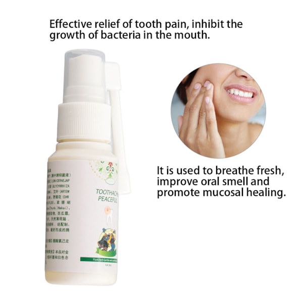 2st X 30ml Munfräschare Spray Antibakteriell Spray Förbättrar munsår
