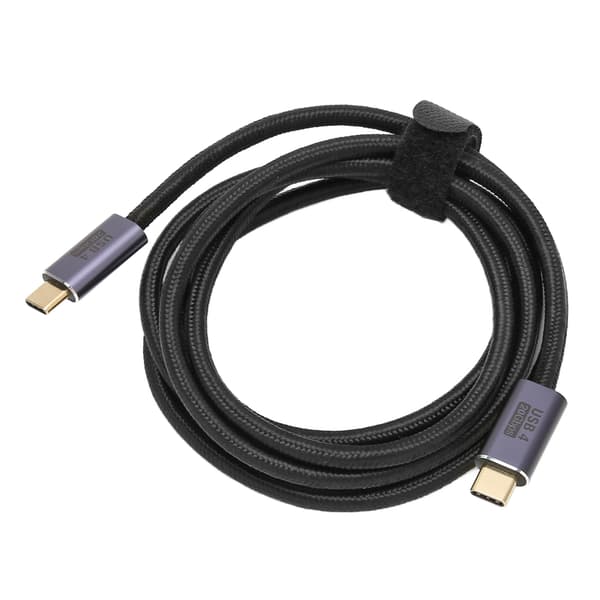 USB 4.0-kabel multifunktionell 20 Gbps höghastighetsöverföring HD 8K 60HZ stöd PD100W Typ C till Typ C-kabel 150 cm