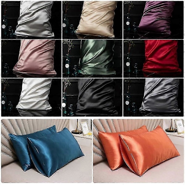 100% Silkeputetrekk Ensfarget Standard Soverom rosa