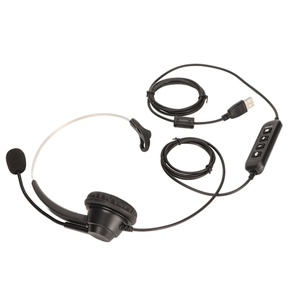 Business Headset ENC Aktiv støjreduktion Enkelt øre Volumen justerbar Mute kontrol Telefon Headset