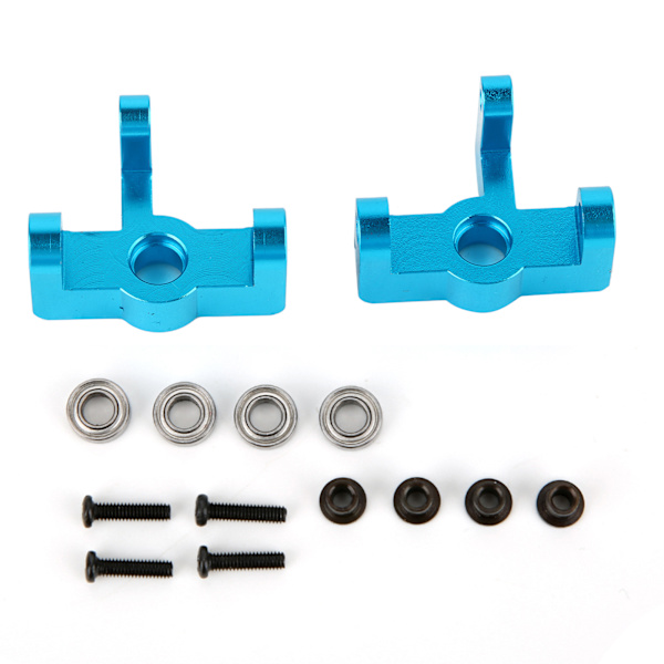 Aluminiumlegering Styrnavs Bärare Knuckle Vänster/Höger Uppgradering Delar Passar för Wltoys 1/14 144001 RC Bil Blå 1251B