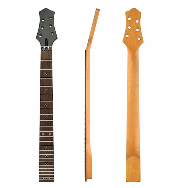 24 Band 25,6 Tums Gitarrhals Matt Lönnhals Rosenträ Greppbräda Gitarrhals LP Gitarrsersättning