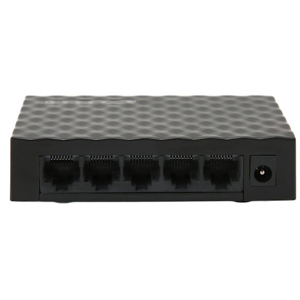 Nätverksswitch 1000M 5-portars självadapterande LED-panel Dator Gigabit Ethernet-nätverksswitch 100-240V EU-kontakt