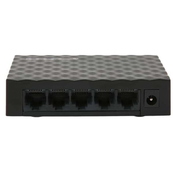 Netværksswitch 1000M 5 Port Selvtilpassende LED Panel Computer Gigabit Ethernet Netværksswitch 100‑240V EU Stik