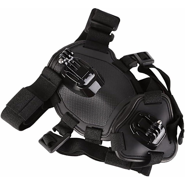 1 kpl Gopro-koiravaljaita, jotka sopivat suurille, keskikokoisille ja pienille koirille. Pehmeää ja säädettävää Gopro-koiravaljasta voidaan käyttää rinta- ja selkäkiinnitykseen