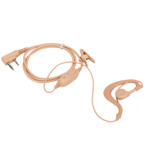 Walkie Talkie Earpiece Öronkrok Headset K Head Universal Typ med öronpropp för Baofeng