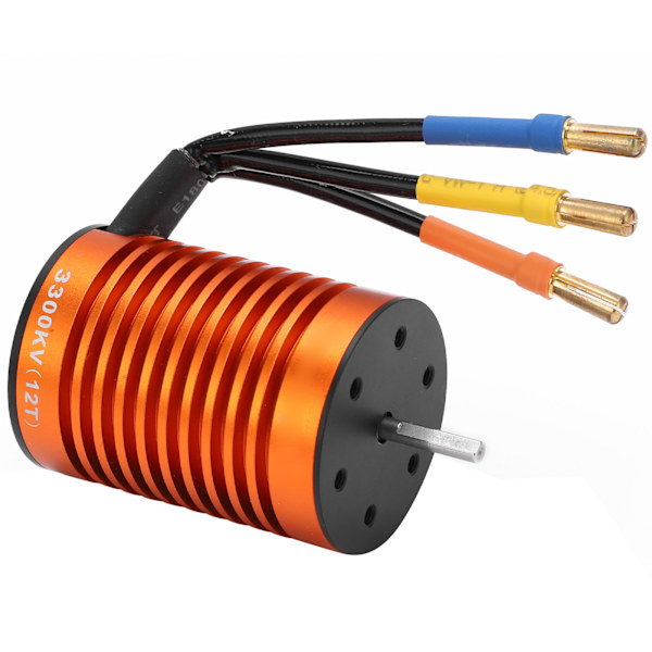 F540 Borstlös motor Vattentät motor i aluminiumlegering Passar för 1/10 RC-bil 3300KV 820W