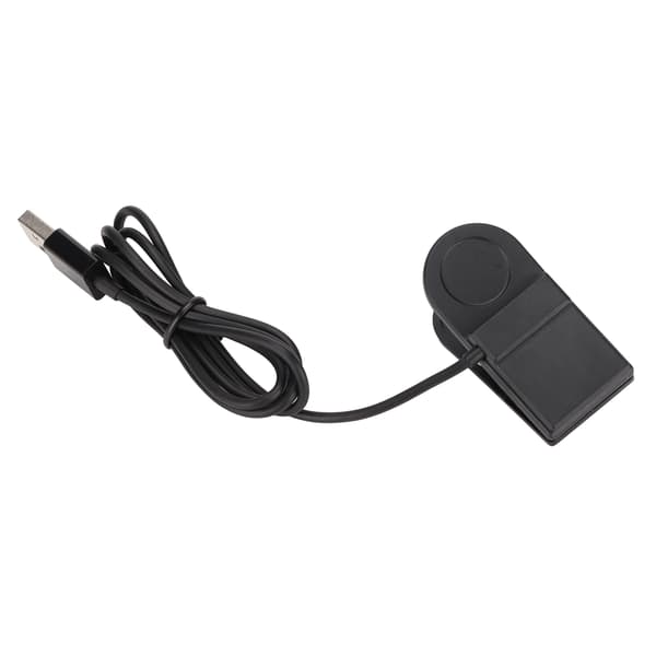 USB Smartwatch Oplader Opladerkabel til Garmin Fenix Chronos Smartwatch Sort