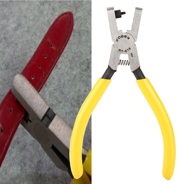 Läder Canvas Klocka Armband Punching Tool Watch Hålstanstång