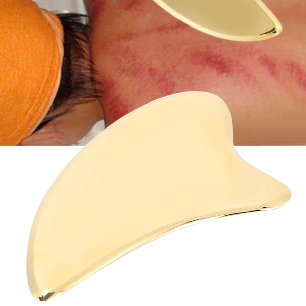 Brass Fascia Acupoint Massage Gua Sha -työkalu Lihaskipua lievittävä kaavinlevyhierontalaite