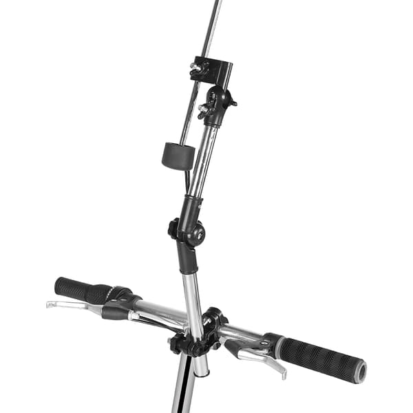 360° Justerbar Paraply Strækmontering Stand Holder Baby Klapvogn Barnevogn Cykelstol Sort