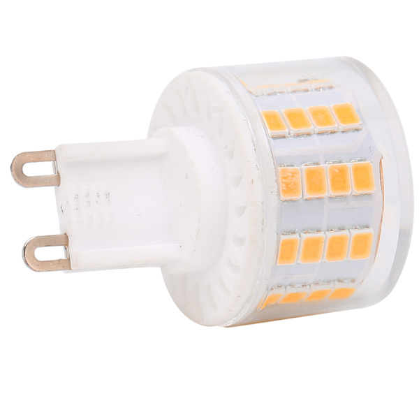 7W G9-pære 700LM 52LED Bi Pin-lyspære LED-kornlampe for lysekrone 220V-240VVarm hvit 2800K-3000K
