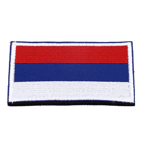 Europeiske landsflagg Patch World National Hook and Loop Badge Broderte Patch Tilbehør Russland