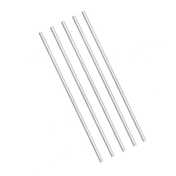 5kpl ruostumattomasta teräksestä valmistettu pyöreä suora akselitanko 6 mm set robottilelulle DIY4100-0006-0250