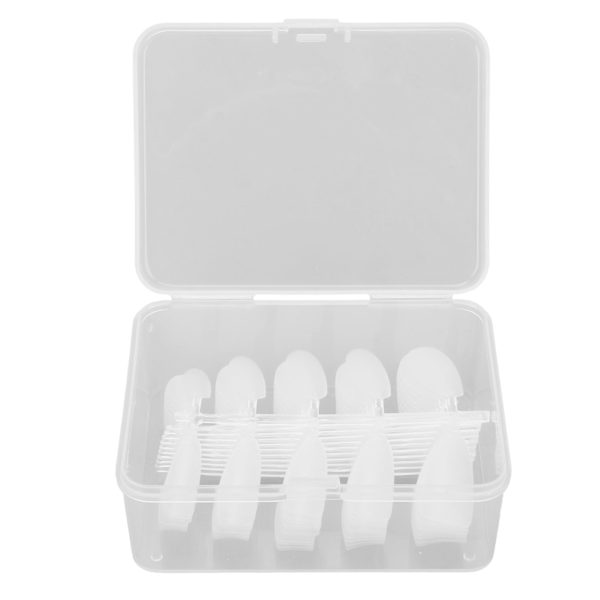 100 stk matte neglspisser profesjonelle hjem salong DIY full dekning falske neglspiss for neglkunstner nybegynner