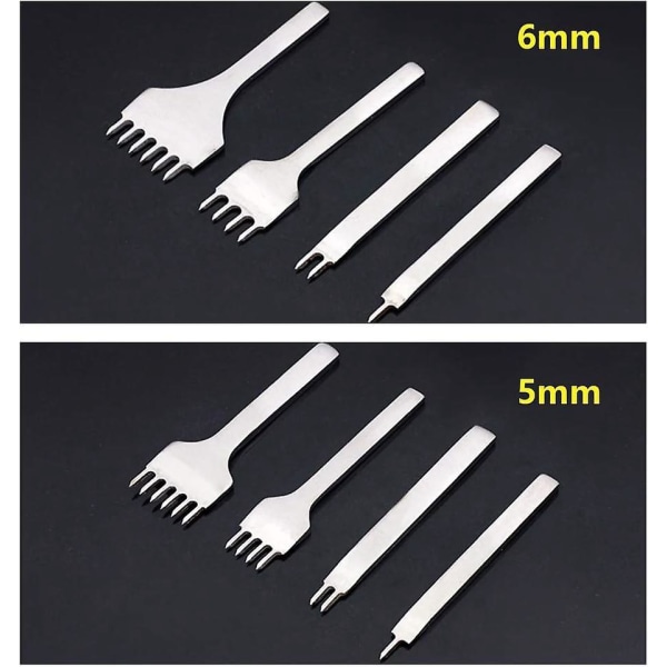 Metallstanseverktøy med flere tenner for håndverk og sying (3 mm)