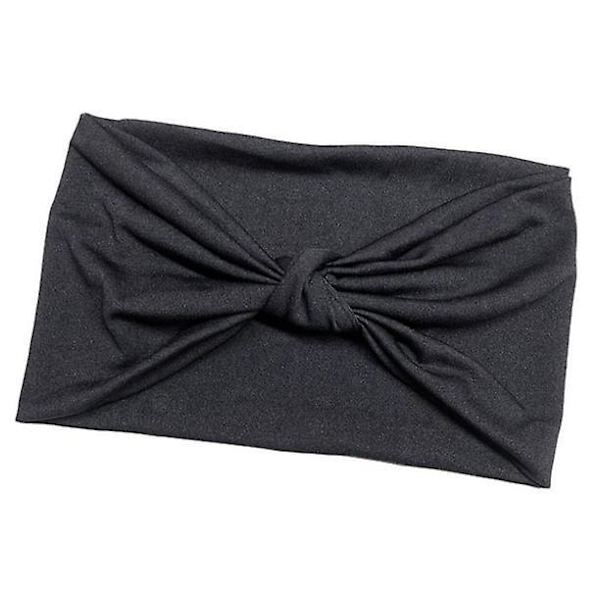 Mjuk Elastisk Turbanhuvudband för Kvinnor (2-pack)