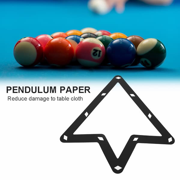 6 stk./sett 9 og 10 kuler Billiard Rack Kuleholder Posisjonering Billiardbord Pool Cue Tilbehør