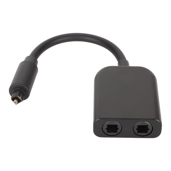 Optisk splitter 1 ind 2 ud Han til Hun 6 Core Optisk Fiber Lydkonverter til PS3 til Xbox One S CD DVD