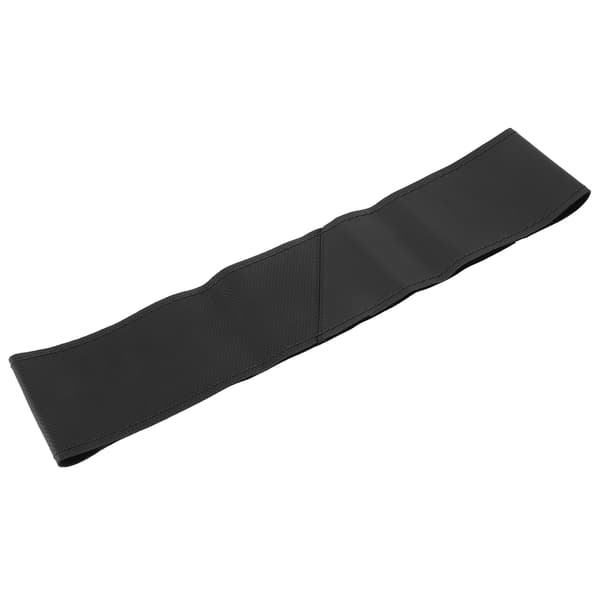 Universal 15-tommers Rattdeksel DIY Håndsøm Perforert Mikrofiber Lær (Svart)