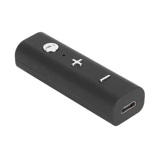 ABS Svart Krageklips Utsøkt Kompakt Lettvekt 3.5AUX 2 I 1 Samtale Generell Øretelefon Bilhøyttaler Bluetooth Audio Mottaker