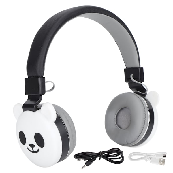 Barnheadset Cute Animals Bluetooth 5.0 Barnhörlurar med mikrofon för barnLilla panda