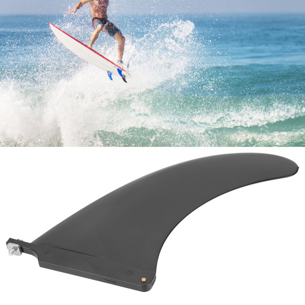 9 tommer PVC Surfebrett Haleror Delt Surfing Watershed Fin Tilbehør Svart