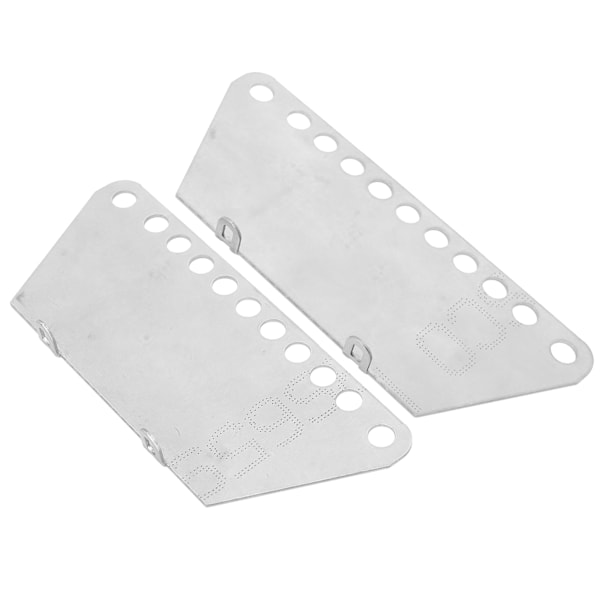 1 par/set fjärrkontroll bil metall sidopedaler stegbräda fotbräda för MN 1/12 D90 RC