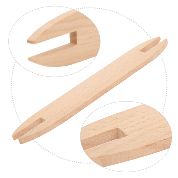 Bokträvävning Shuttle Set för DIY tröja Scarf Gobeläng vävning