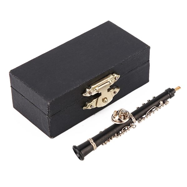 Oboe Form Design Mini Pin Brosch Musikinstrument Hantverk Kläder Dekoration Present