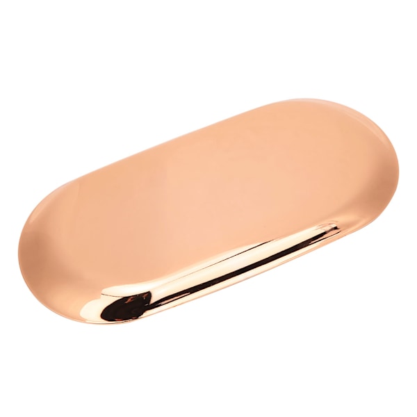 Stor oppbevaringsbrett 430 rustfritt stål aromaterapi stearinlys verktøy brett arrangør Rose Gold