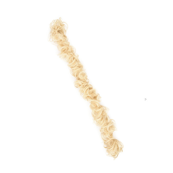 Vridbar rörig peruk bulle peruk wrap hår slips kemisk fiber peruk rem dekoration 80CM längd 613C