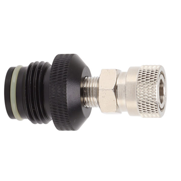 CO2 Tank Hun Adapter Lækagesikker Rustfrit Stål Aluminiumlegering 8mm G1/2 14 Slange Hurtigkobling Hun Fitting