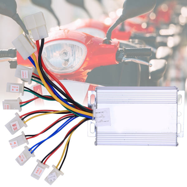36V 500W Elcykel Børstet Controller Cykelscooter Hastighedskontrol E-cykeltilbehør