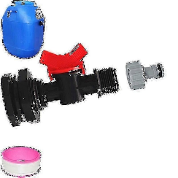 2025 Helt ny S60x6 Adapterventil og 3/4-yvan til 1000 liters IBC vandtank med (kun hane)[alj]