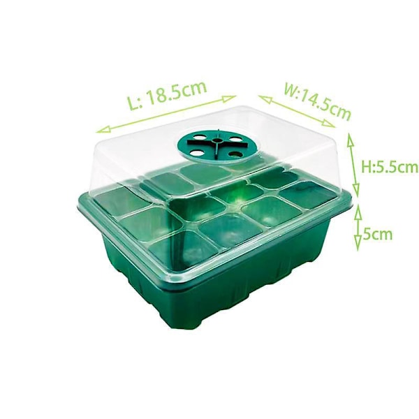 Startkit för plantor med justerbar växtlampa och timer