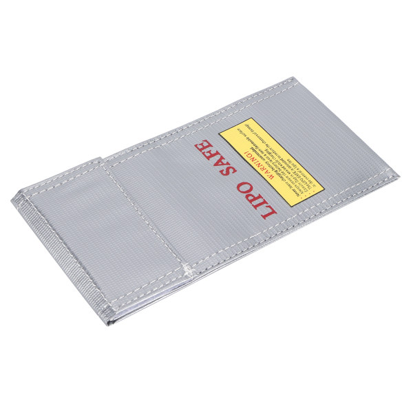 Lithium Ion Battery Safe Bag Brannsikker eksplosjonssikker oppbevaringspose beskytter 10x20cm
