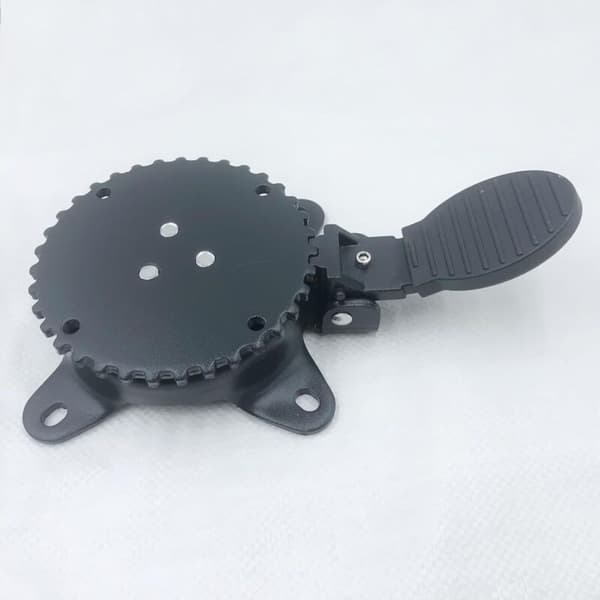 360° roterende parasolfod, parasoltilbehør, udendørs parasolstativ, robust parasolholder til havefiskeri Black