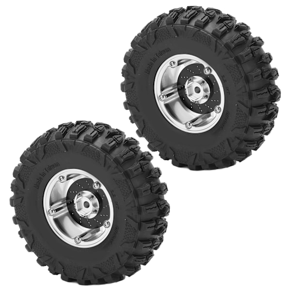2 st RC-däck 2,2 tum RC Crawler Gummidäck Dia 125 mm/4,9 tum för TRX4 Hsp Axial Scx10 D90 RC-bil
