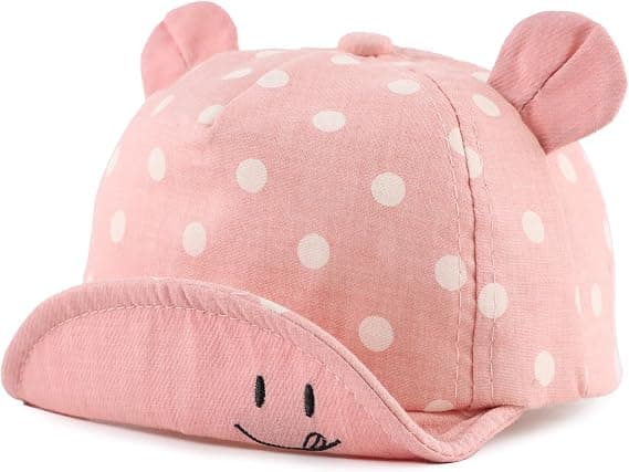 Baby Baseballcaps Småbarn Spedbarn Gutter Jenter Solhatt Pustende Søte Hatter for Vår Sommer 6M-3T