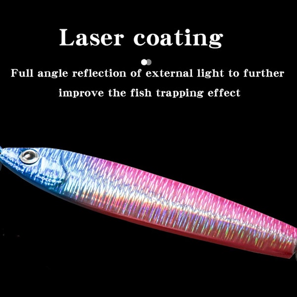 5 stk 30g/40g Sakte Fall Pitch Fiske Lures Metall Flat Fiske Jigger Synkende Jigging Agnet for Saltvannsfiske