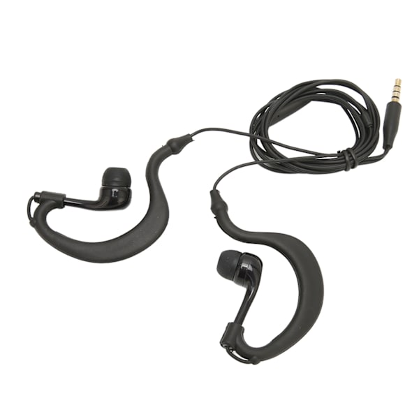 Over Ear-kablede ørepropper Vandtætte støjreducerende Plug and Play Komfortable sports-ørepropper med ledning med mikrofon og øredæksel