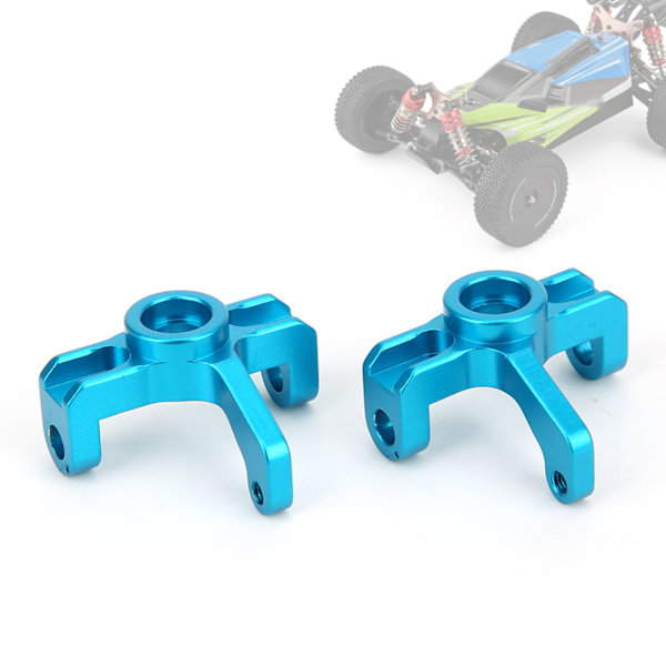Aluminiumlegering Styrnavs Bärare Knuckle Vänster/Höger Uppgradering Delar Passar för Wltoys 1/14 144001 RC Bil Blå 1251B