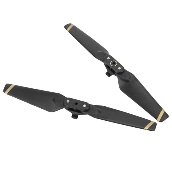 2 stk Propeller til DJI Spark Drone Rask Utgivelse Folding Blades 4730F Props Reservedeler Svart Gullkant